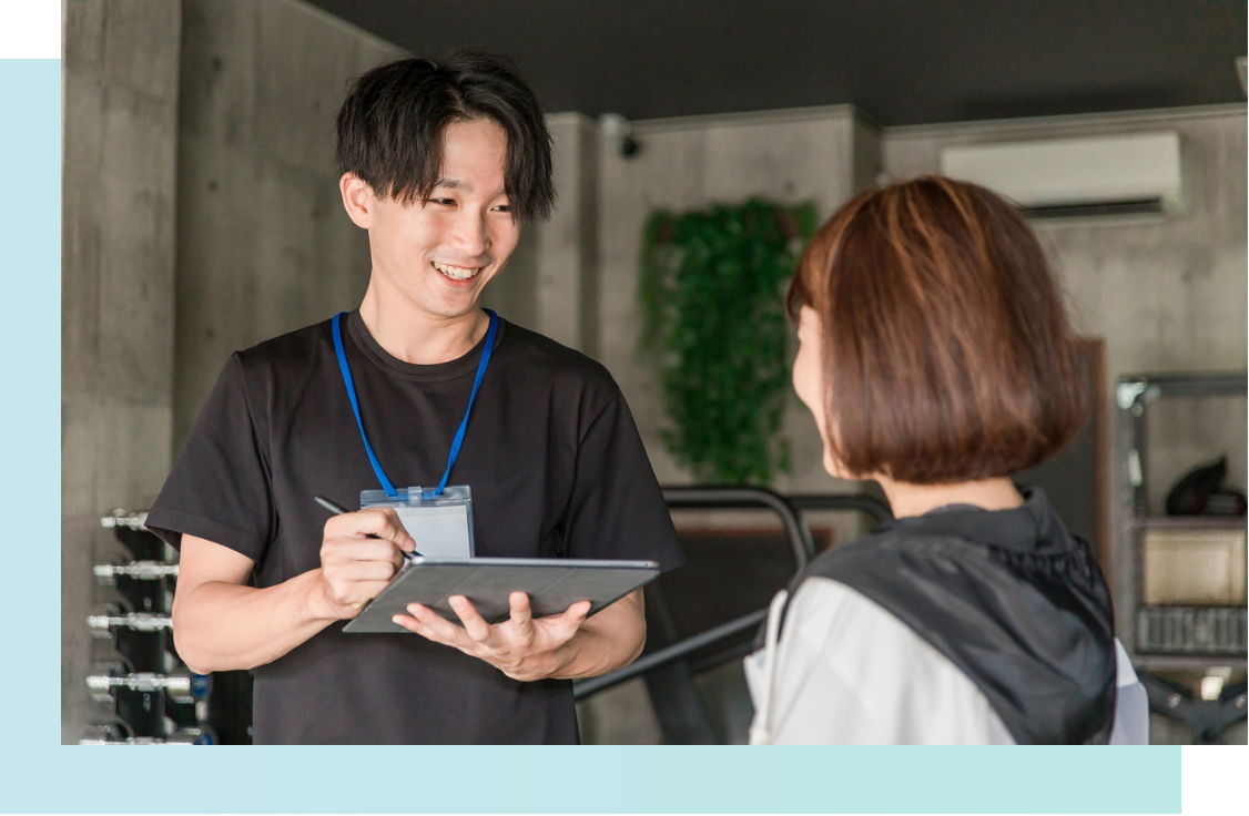 採用率5％の選考を突破したトレーナー